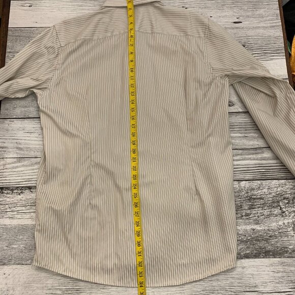 Eton Ganghester 1928 Contemporary Fit Striped Dress Shirt - Picture 10 of 11